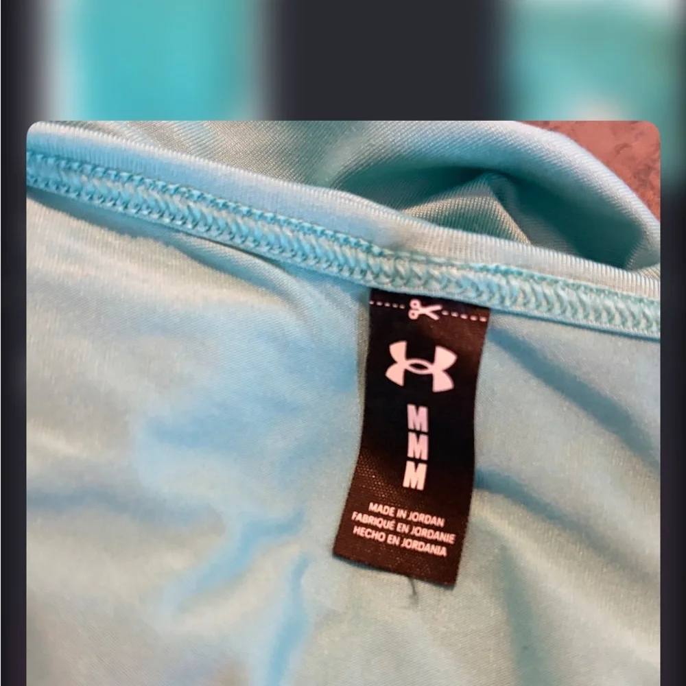 Under Armour Women's Long-Sleeve Performance Tee in Teal Blue - Picture 5 of 7